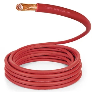 Cable de soldadura TEMCo calibre 3/0 AWG 65 pies rojo cobre flexible EE. UU. cable de batería - Imagen 1 de 9