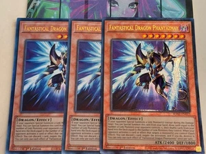 Yugioh 3x Fantastical Dragon Phantazmay RA02-EN013 Prismatic Ultimate PUR 1st NM - Picture 1 of 1