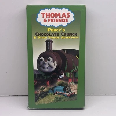 Thomas Tank Engine & Friends Percy's Chocolate Crunch VHS 2003 Video Tape Train - Image 1 of 4