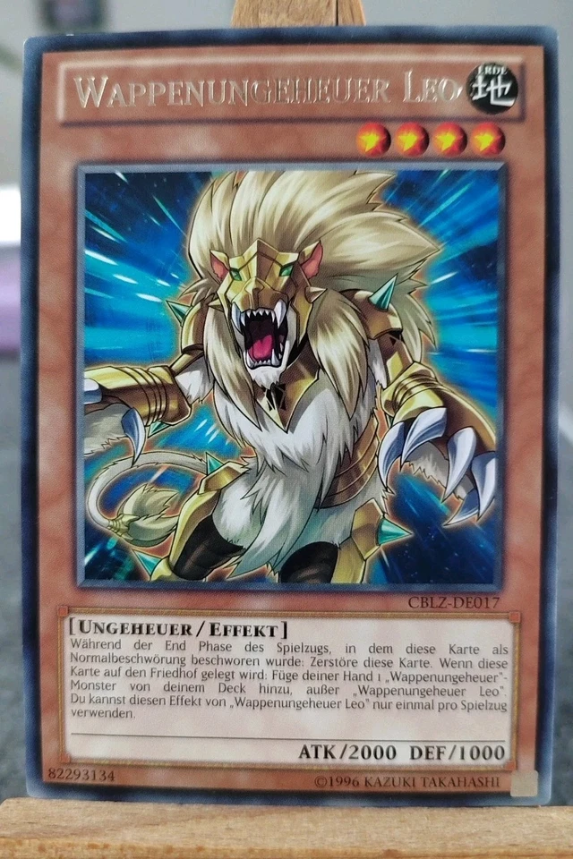 WAPPENUNGEHEUER LEO - CBLZ-DE017 Rare / Near Mint  - Bild 1 von 2