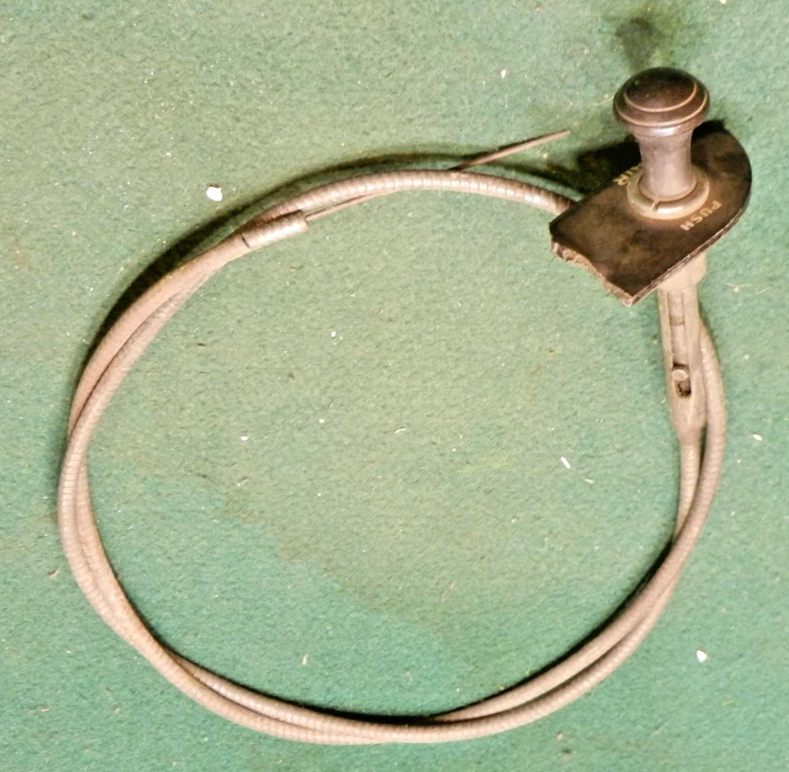 Original Demist / Defrost  Control Cable & Knob for the MG MGA 1500 1600 MKII - Image 1 of 1