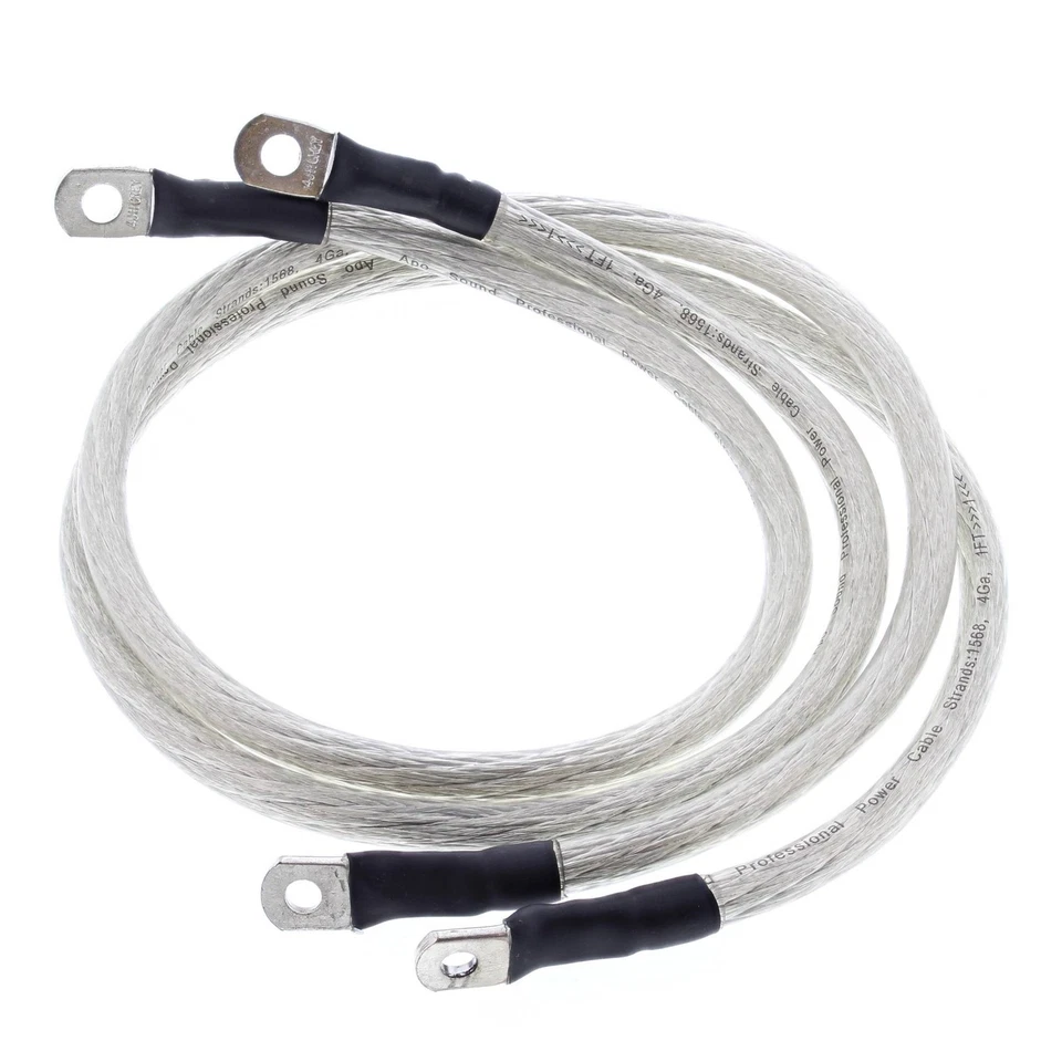 All Balls Clear - 2 Each 33" Battery Cables for Harley FLHS Electra Glide Sport - Image 1 of 1