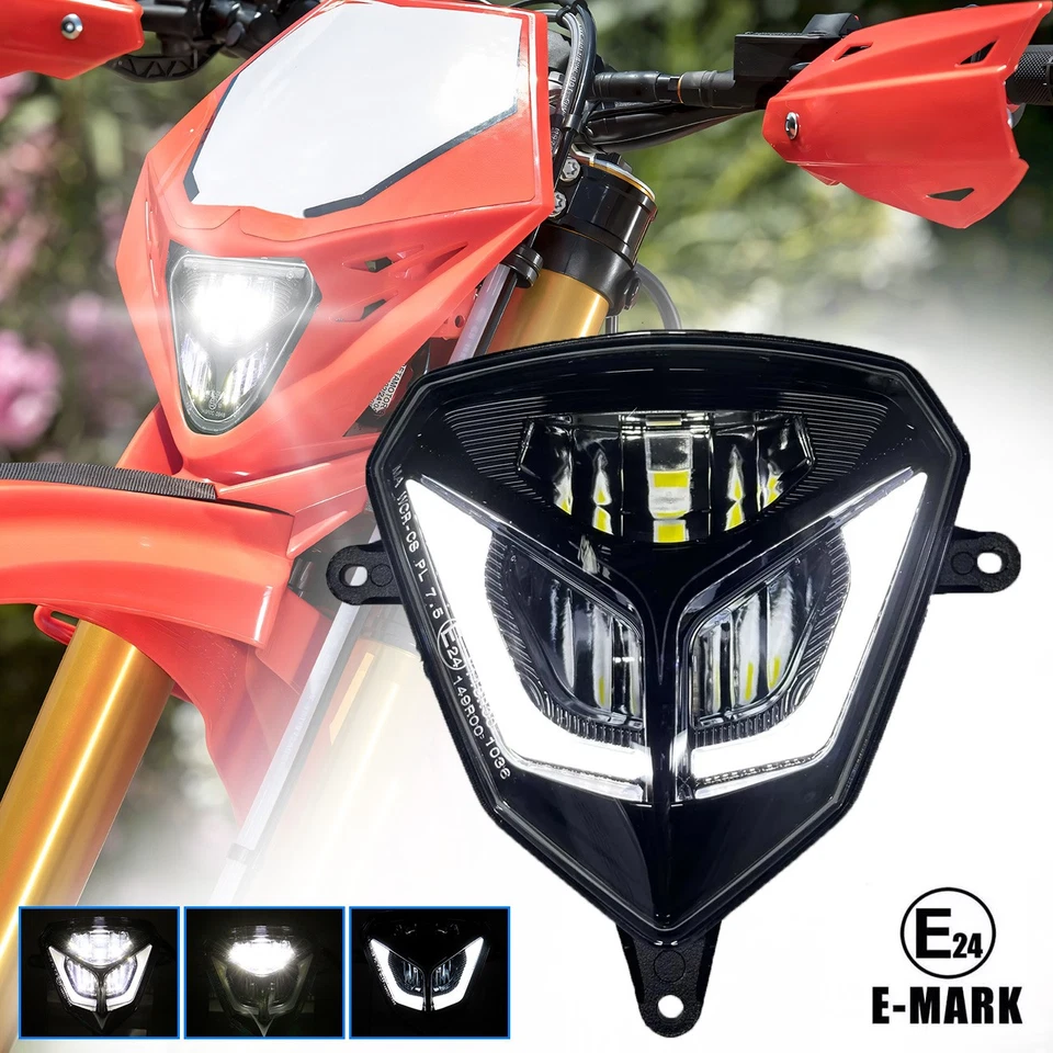 Faro LED luz alta baja para BETA RR 125 200 250 300 RR 350 390 edición Race Foto 1 de 4