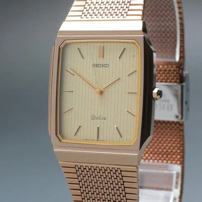 [MINT] Seiko Dolce 9531-5160 Tank Tungsten Men's Quartz 28mm Vintage Watch JAPAN - Image 1 of 4