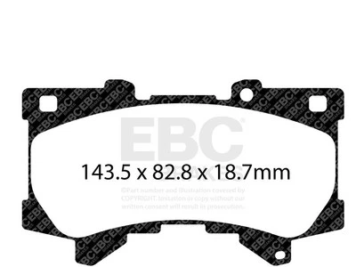 Conjunto de pastilhas de freio dianteiro para Toyota Tacoma JW364HY 2024-2025 - Imagem 1 de 3