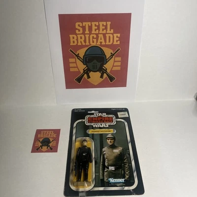 Kenner Star Wars Empire Strikes Back 1980 Commander Imperial 41 Back  Foto 1 de 4