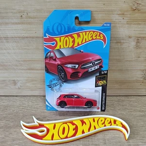 Hot Wheels Nightburnerz '19 Mercedes-Benz A Class Red Long Card Diecast 2020 New - Picture 1 of 12