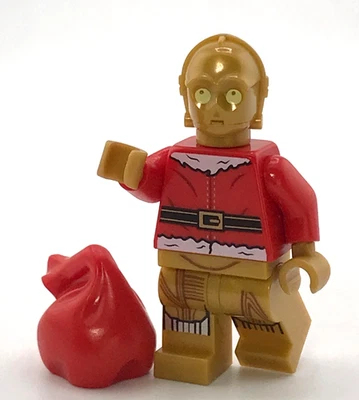 Santa C-3PO Lego Star Wars SW0680 - Image 1 of 4