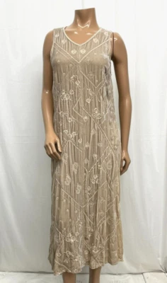 $498 NWT Johnny Was Deri Velvet Embroidered Maxi Dress - S - OL70350024 - Image 1 of 4