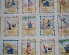 Elizabeth/'s Studio Litters /'n Stuff Fish /& Paws Quilt Fabric Style 165 Black