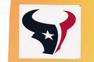 NUEVO LOTE DE PEGATINAS CON LOGOTIPO DE FÚTBOL AMERICANO DE LA NFL (10) HOUSTON TEXANS - Imagen 1 de 1