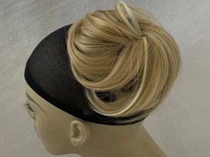 Wavy Short Synthetic Hair piece Instant Hairdo Updo Bun Scrunchie For Women UK - Picture 1 of 22