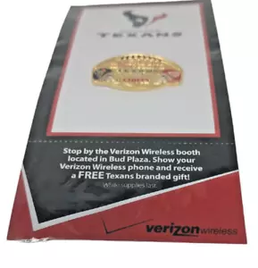 Houston Texans Vs Kansas City Chiefs August 2006 Game Day Collector's Pin - Picture 1 of 2
