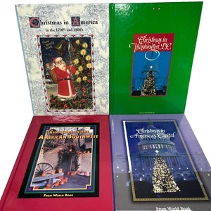 4 America World Book Christmas Around the World Books + Advent Calendars DC SW - Picture 1 of 24
