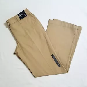 NWT New York & Company Size 10 Curvy Bootcut Stretch Tan Beige Slacks Pants - Picture 1 of 9