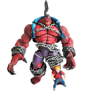 HUGE MASSIVE LEGENDARY HEROES RED BAF PITT FIGURE 11” With Timmy BOOTLEG MEXICO - Picture 1 of 19
