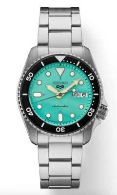 Seiko 5 Sports SKX  SRPK33 Turquoise Tiffany Robin Egg Blue Dial Automatic Watch - Image 1 of 2