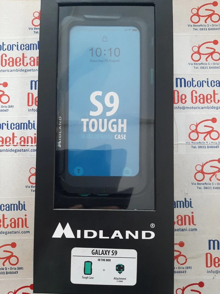 CUSTODIA CELLULARE MIDLAND MOTO SAMSUNG GALAXY S9 TOUCHSCREEN MANUB.TUBOL. C1418 Foto 1 de 2