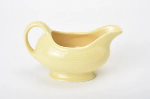 Fiesta, Fiestaware, HLC, 18 1/2 Oz Gravy Sauceboat Yellow {VG} - Picture 1 of 4