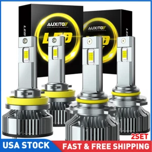 8PCS 9005 H11 LED Headlight Bulbs Combo 6500K High Low Beam Canbus Error Free - Picture 1 of 12