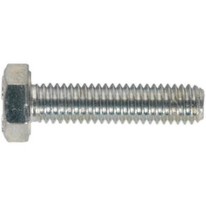 Sealey Gewindestifte verzinkt 8,8 Stahl DIN 933 HT M6 25 mm 50 Stück - Bild 1 von 2
