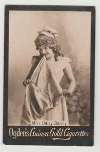 Ogdens Guinea Gold Base M Actors & Actresses List Mh MB5 - Miss Daisy Baldry - Picture 1 of 1