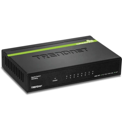 TRENDnet TEG-S80G 8-Port Gigabit GREENnet Switch (Metal) - Image 1 of 4