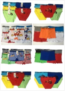 Lot of 5 Boys Seamless Boxer Bikini Short Kids Spandex Underwear Boy Briefs - Picture 1 of 7