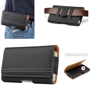 Cell Phone Holster Case For iPhone XS 12 13 14 15 16 Pro Max Belt Pouch Holster - Picture 1 of 16