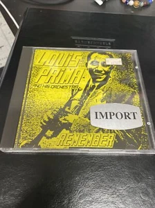 louis prima And His Orchestra, remember import cd 1990 - Picture 1 of 3