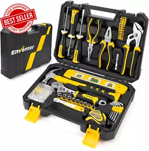 Tool Kit Set 108PCS Household Hand Tools Storage Toolbox Repair Kit Home Handy - Picture 1 of 12