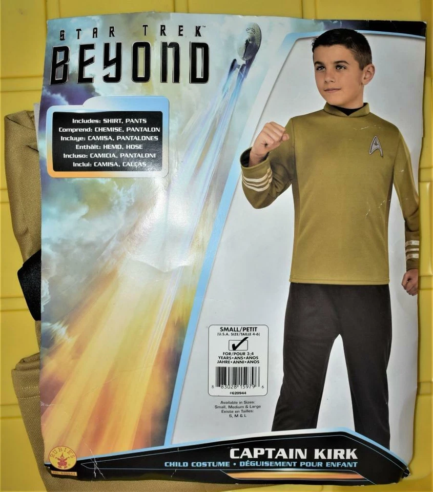 Disfraz de Halloween Star Trek Beyond Captain Kirk para niño talla PEQUEÑA (4-6) Foto 1 de 1