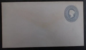Undated Ceylon Preprinted Grey 5c QV Cover Unused - Bild 1 von 2