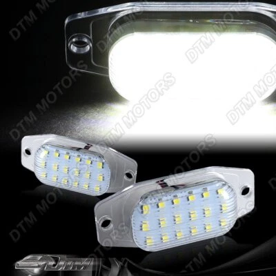 For Toyota Cruiser Land Cruiser LX450 White 18-SMD LED License Plate Lights Lamp - Image 1 of 4
