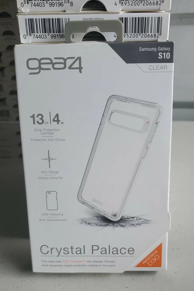 gear4 Crystal Palace Case for Samsung Galaxy S10 - Clear - SGS10B1CRTCLR