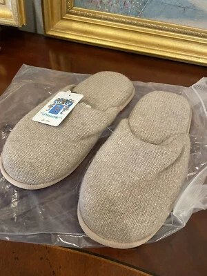 Chinelo Portolano Cashmere Marrom Nilo Novo com etiquetas FABULOSO! - Imagem 1 de 4