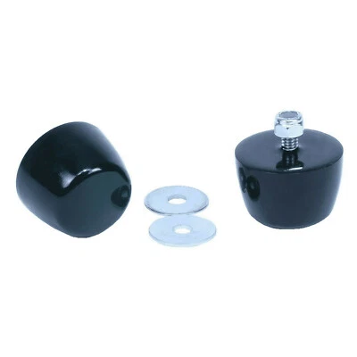 Daystar KJ71051BK Hood Bumpers for 87-17 Jeep Wrangler - Image 1 of 2