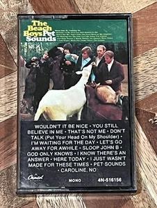 THE BEACH BOYS - PET SOUNDS - CASSETTE TAPE - CAPITOL RECORDS - TESTED - Picture 1 of 1