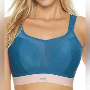 Sale Panache Boundless Non Wired Sports Bra Teal Pink Size E, FF, H, J, 32 34 40 - Picture 1 of 6