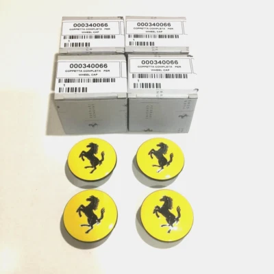 Оригинальный комплект центральных колпаков для Ferrari F355 360 430 512 550 340066 - Изображение 1 из 4