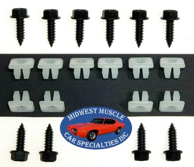 68 69 GTO Judge Lemans Tempest Guardabarros Rueda Pozo Interior Guardabarros Herrajes HM Foto 1 de 4