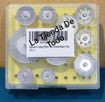 MINI DISCOS DE CUCHILLA DE CORTE DE 10 PIEZAS 1/8 PARA HERRAMIENTA ROTATIVA LEER Foto 1 de 3