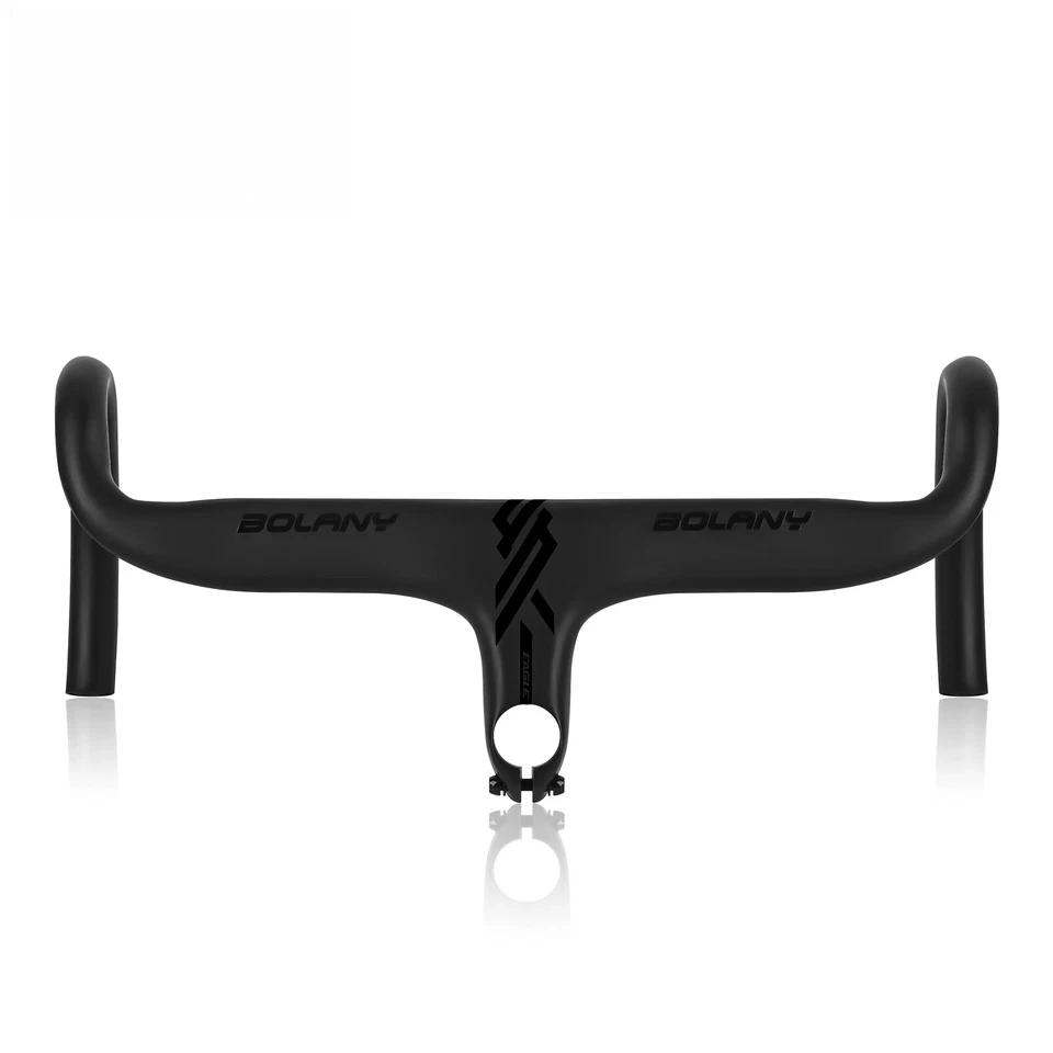 -7° 28.6mm Stem Integrated Road Bicycle Alloy Drop Bar 420mm Width Handlebar - Image 1 of 4