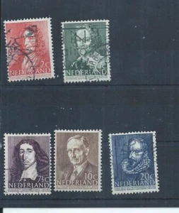 Netherlands stamps. 1947 Portraits mainly used. The 10c has gum (AC336) - Picture 1 of 2