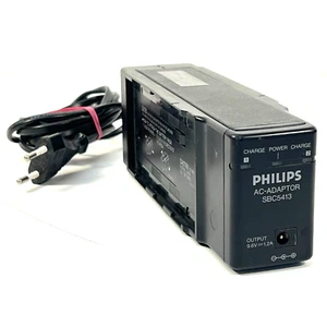Philips SBC5413 AC Adapter Battery Charger Black 9.6VDC 1.2A for Camcorder - Bild 1 von 6