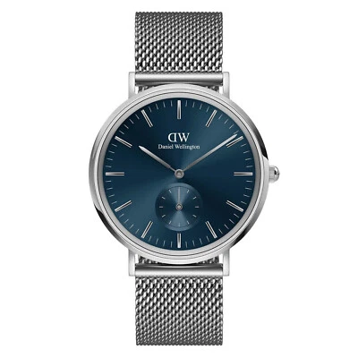 Daniel Wellington Orologio Uomo in Acciaio con Quadrante Blu DW00100710 - Immagine 1 di 4