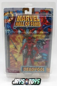 Marvel Hall of Fame Deadpool ToyBiz Signed by Alyssa Wong New on Card - Picture 1 of 6