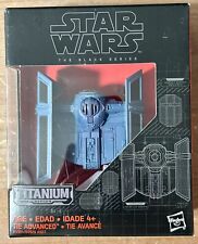 STAR WARS The Black TITANIUM Series  Tie Advanced  15  Hasbro  2015