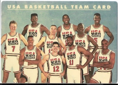 SALE! USA OLYMPIC Dream Team Basketball Cards &Books 1991-24 Jordan, Magic, Bird - Изображение 1 из 4