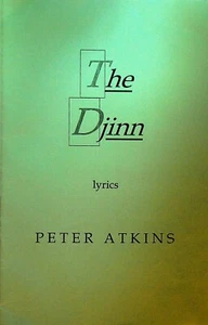 The Djinn by Peter Atkins Signed Limited Edition 2002 Play Theater - Imagen 1 de 3